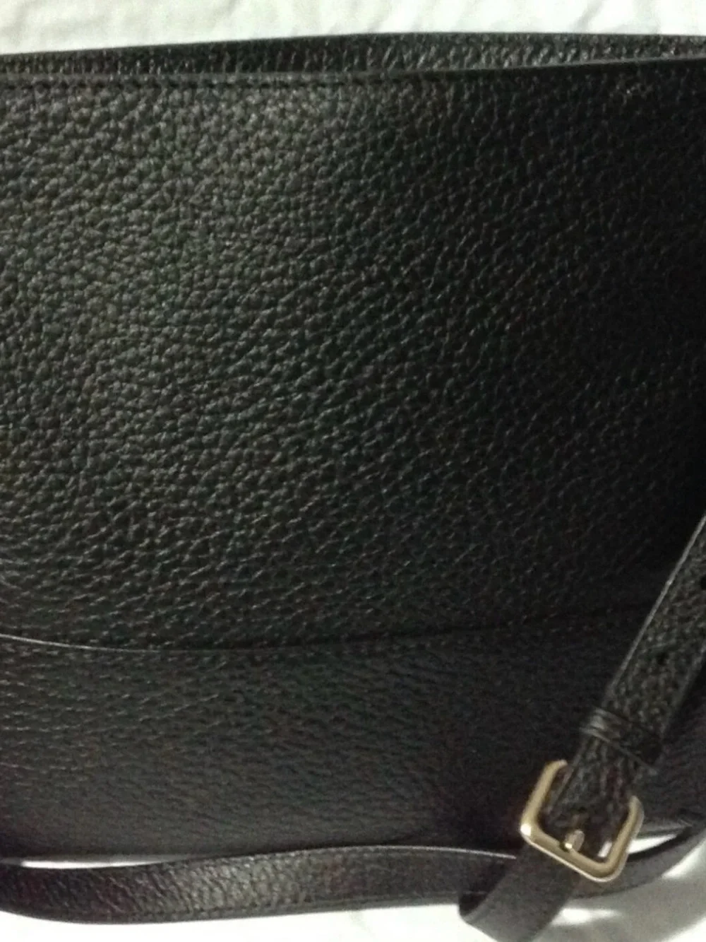 kate spade Black Pebbled Leather Crossbody Shoulder Bag with Tags